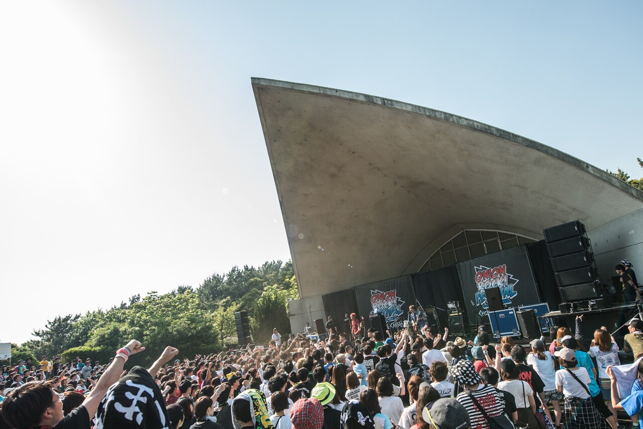 「ONION ROCK FESTIVAL -CHIBA DE CARNIVAL 2017-」の様子。（Photo by manaty）