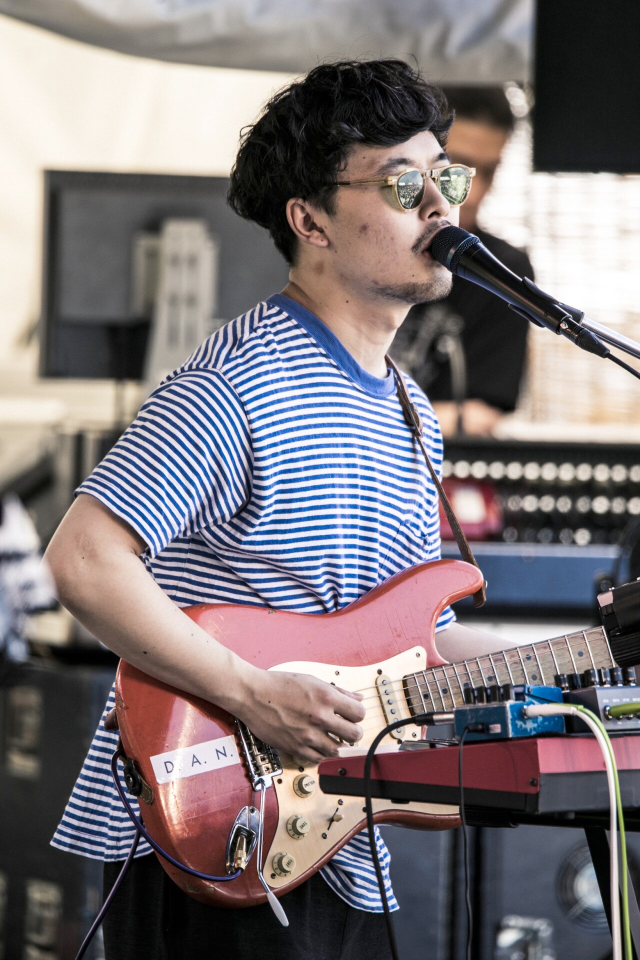 D.A.N.の桜木大悟（G, Vo, Syn）。 - 今年は「N.O.」で大合唱、福岡