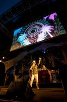 電気グルーヴのライブの様子。