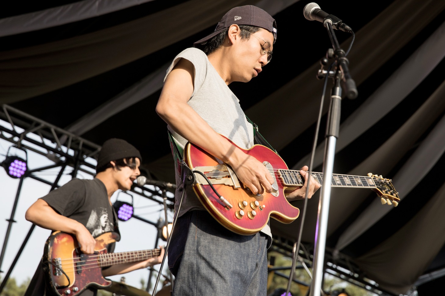 never young beachの松島皓（G）。