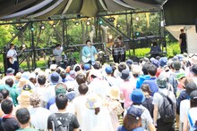 スカートのライブの様子。