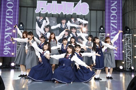 「乃木坂46 3rdアルバム発売記念“三期生単独公演”@日比谷野外音楽堂」の様子。(写真提供:ソニー・ミュージックレコーズ)