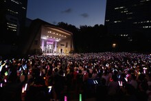 「乃木坂46 3rdアルバム発売記念“三期生単独公演”＠日比谷野外音楽堂」の様子。（写真提供：ソニー・ミュージックレコーズ）