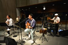 南佳孝＋杉山清貴が出演した「KIRIN BEER "Good Luck" LIVE」の様子。（写真提供：TOKYO FM）