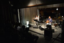 南佳孝＋杉山清貴が出演した「KIRIN BEER "Good Luck" LIVE」の様子。（写真提供：TOKYO FM）