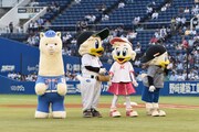 左からパカくん、マーくん、リーンちゃん、ズーちゃん。