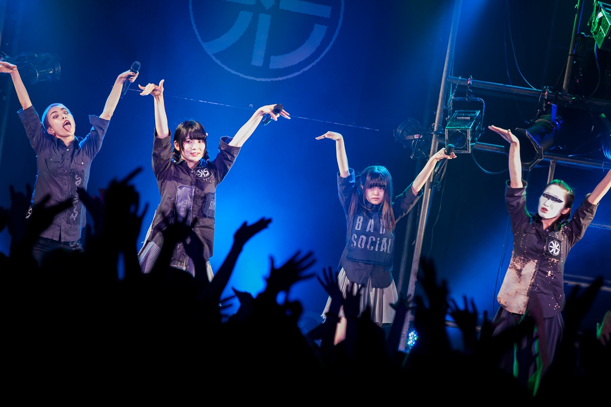 BiS「BAD SOCiAL TOUR」東京・LIQUIDROOM公演の様子。（写真提供：WACK）
