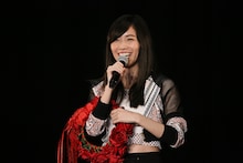 「AKB48選抜総選挙」速報2位を獲得した松井珠理奈（SKE48チームS）。(c)AKS