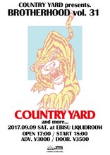 COUNTRY YARD「BROTHERHOOD vol.31」告知ビジュアル