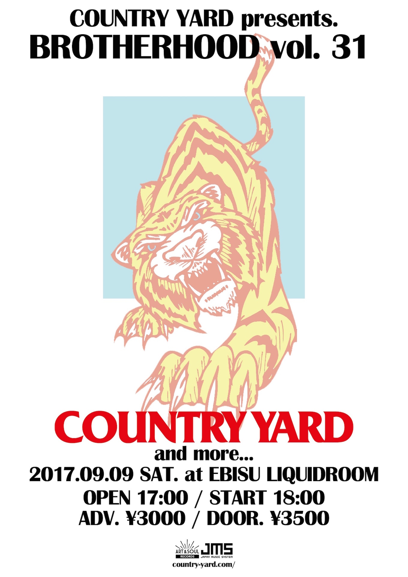 COUNTRY YARD「BROTHERHOOD vol.31」告知ビジュアル