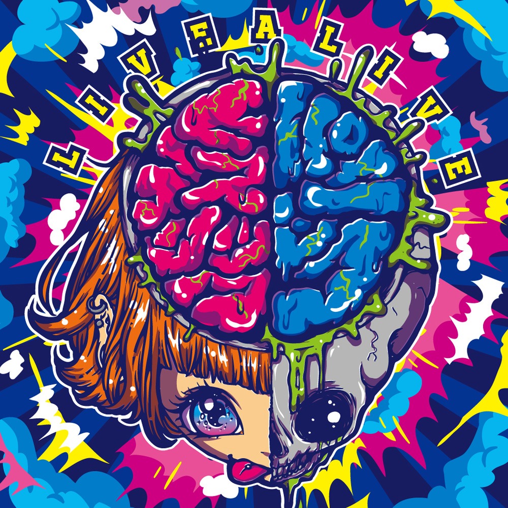 ヒステリックパニック「LIVE A LIVE」ジャケット