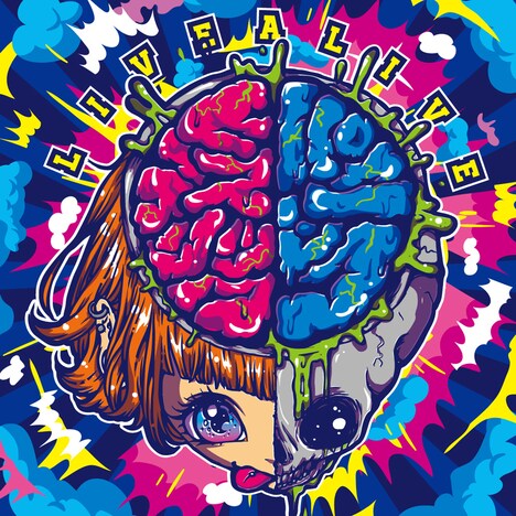 ヒステリックパニック「LIVE A LIVE」ジャケット