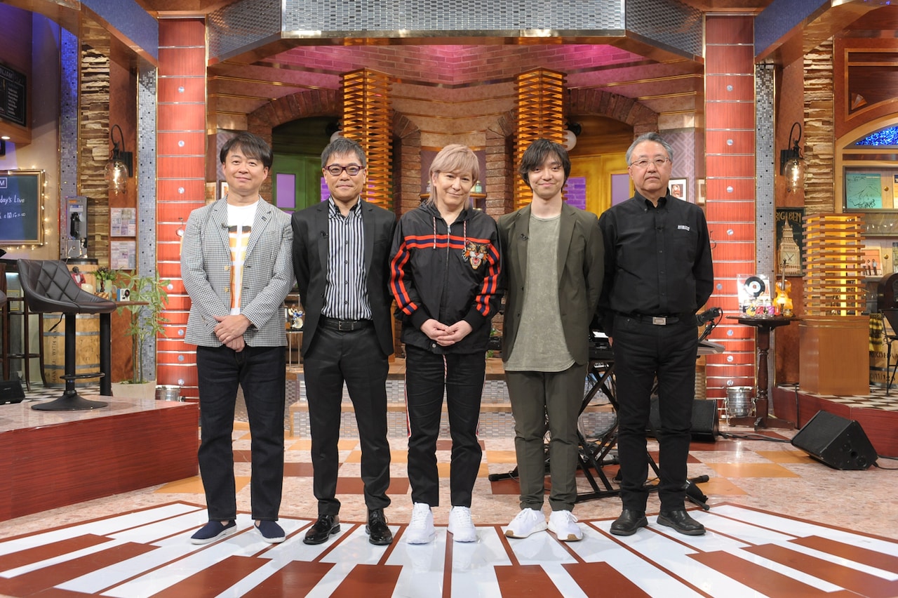 左から本間昭光、いとうせいこう、小室哲哉、三浦大知、小野良行。