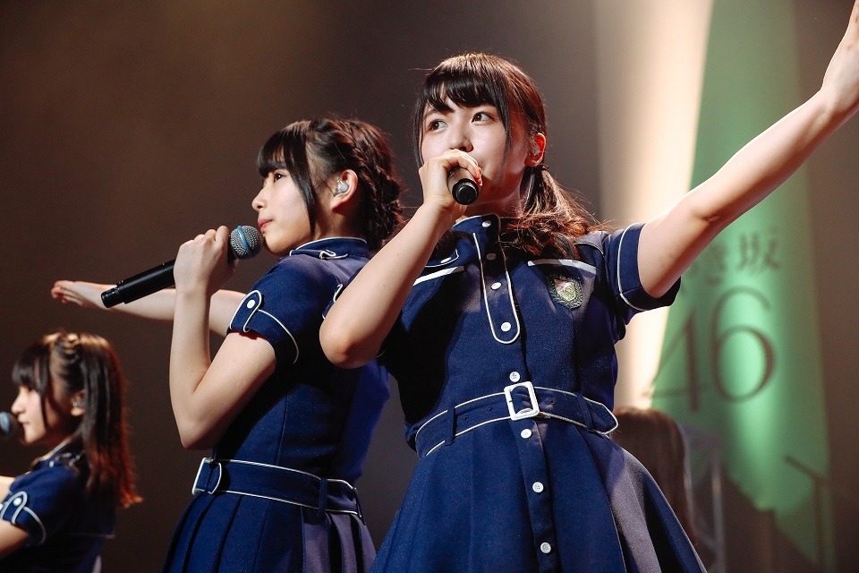 けやき坂46「ひらがなけやき全国ツアー2017」大阪・Zepp Namba公演の様子。