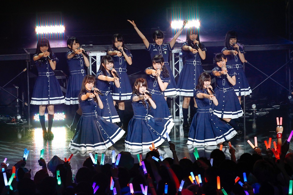 けやき坂46「ひらがなけやき全国ツアー2017」大阪・Zepp Namba公演の様子。