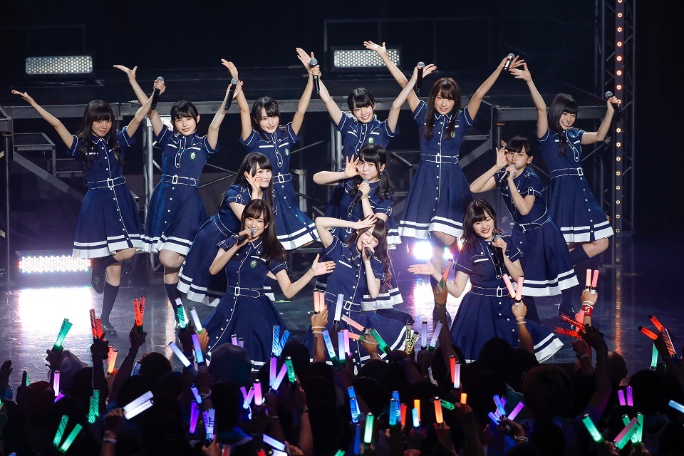 けやき坂46「ひらがなけやき全国ツアー2017」大阪・Zepp Namba公演の様子。