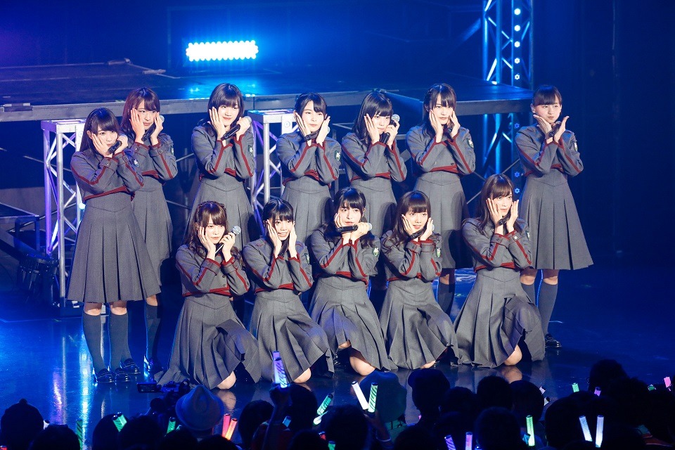 けやき坂46「ひらがなけやき全国ツアー2017」大阪・Zepp Namba公演の様子。
