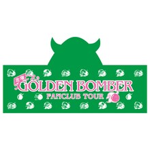 超特急風ツノ付きフードタオル（緑）