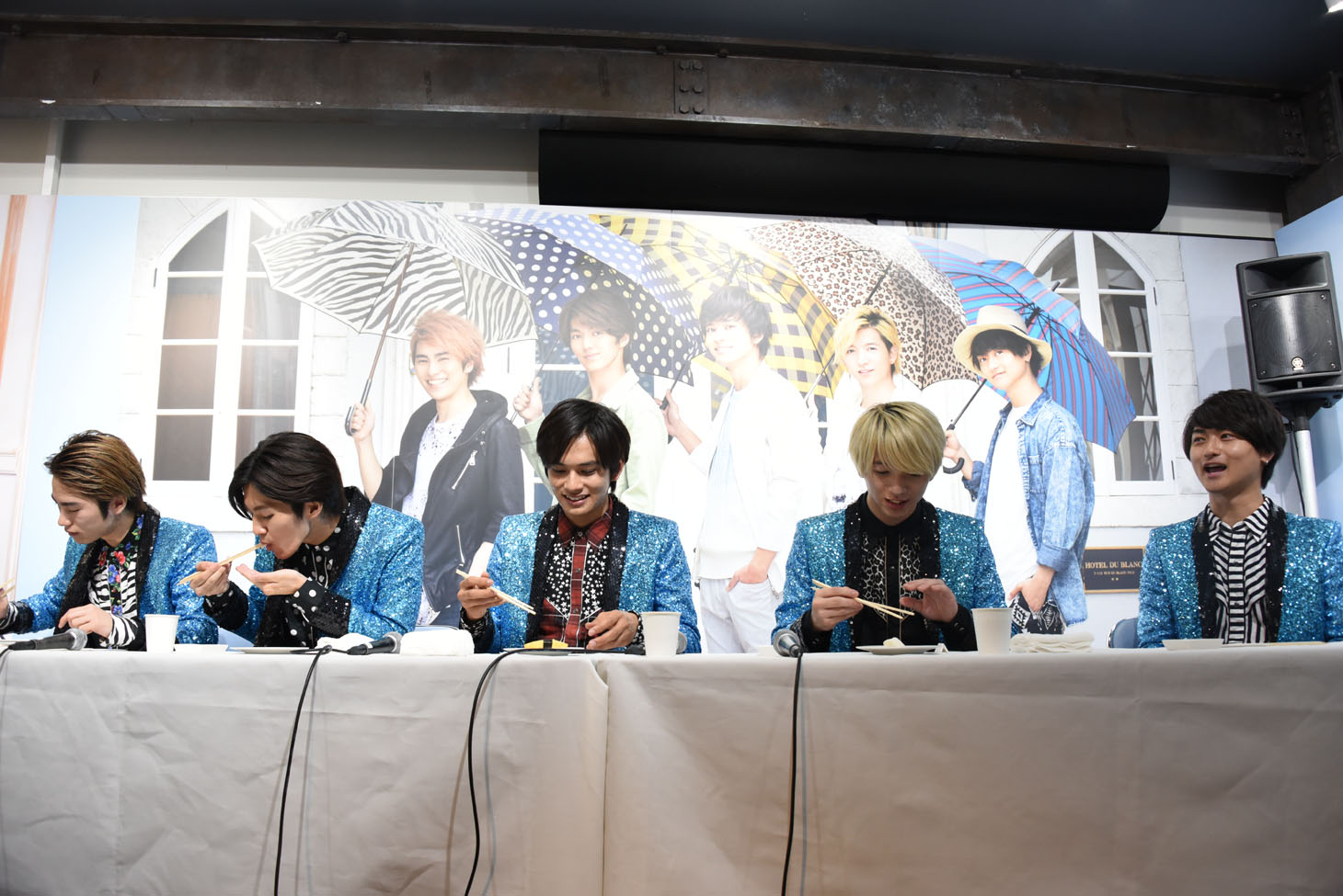 チャレンジスタート直後のDISH//。