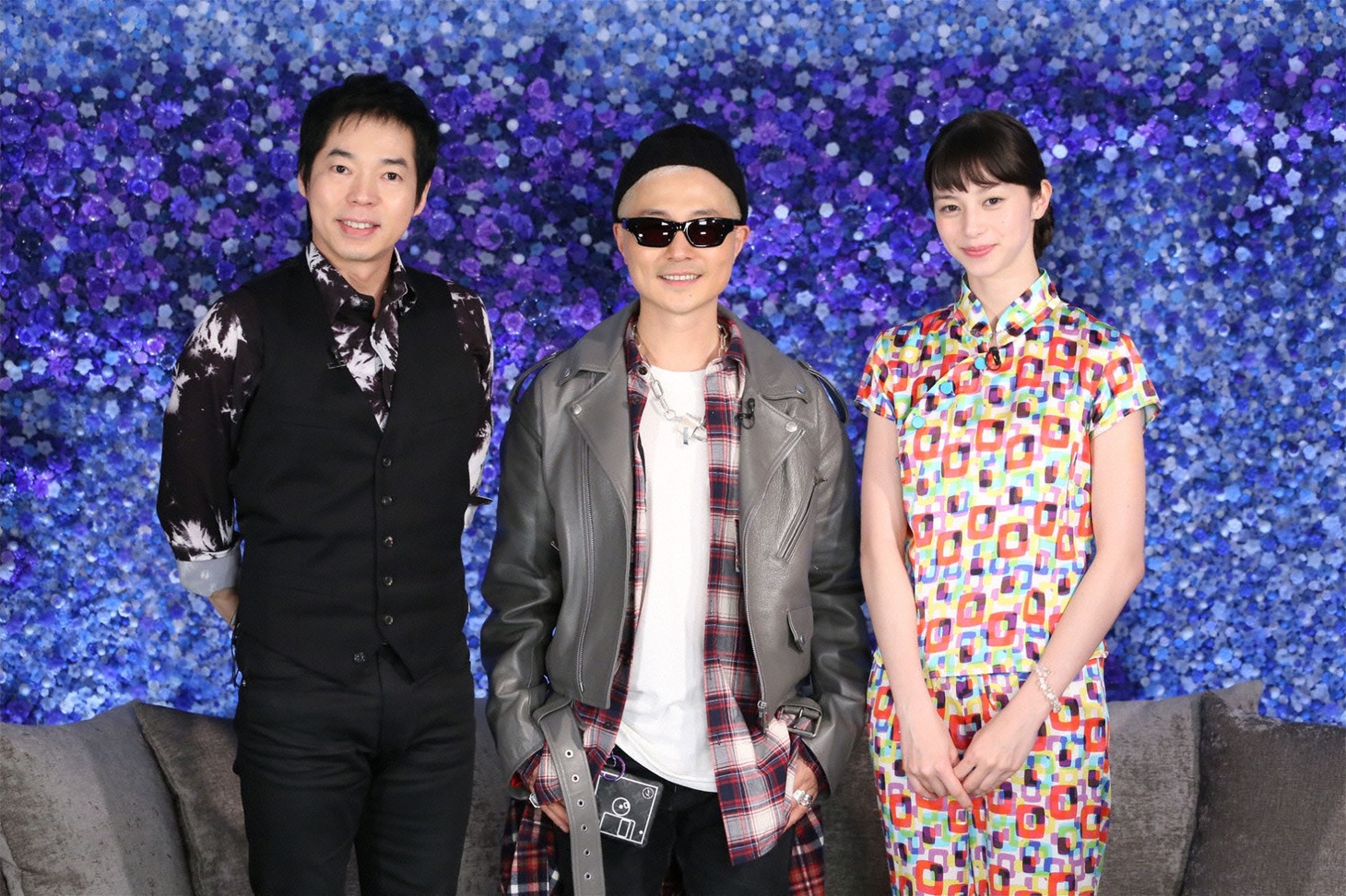 左から今田耕司、VERBAL、中条あやみ。(c)NTV