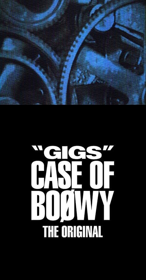 BOOWY「"GIGS” CASE OF BOOWY -THE ORIGINAL-」ジャケット