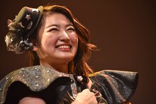 柏木ひなた生誕ソロライブ「Live in the moment!!」の様子。