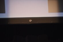 ステージ上のスクリーンに貼られた“かくれぽーちゃん”。