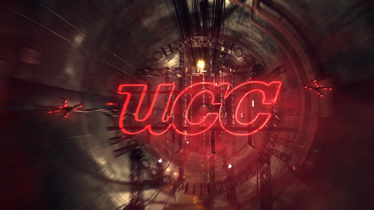 UCC BLACK 無糖の新CMのワンシーン。