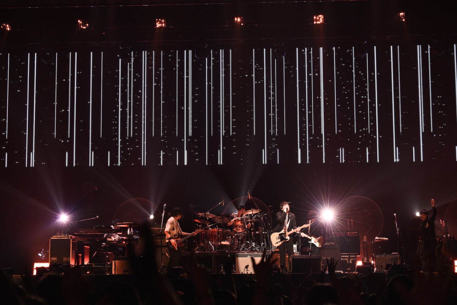 「back number "All Our Yesterdays Tour 2017"」埼玉・さいたまスーパーアリーナ公演の様子。（撮影：佐藤祐介）