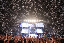 「back number "All Our Yesterdays Tour 2017"」埼玉・さいたまスーパーアリーナ公演の様子。（撮影：佐藤祐介）