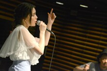 安田レイが出演した「KIRIN BEER "Good Luck" LIVE」の様子。（写真提供：TOKYO FM）