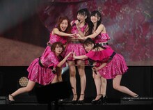 「℃-ute ラストコンサート in さいたまスーパーアリーナ ～Thank you team℃-ute～」の様子。（写真提供：アップフロント）
