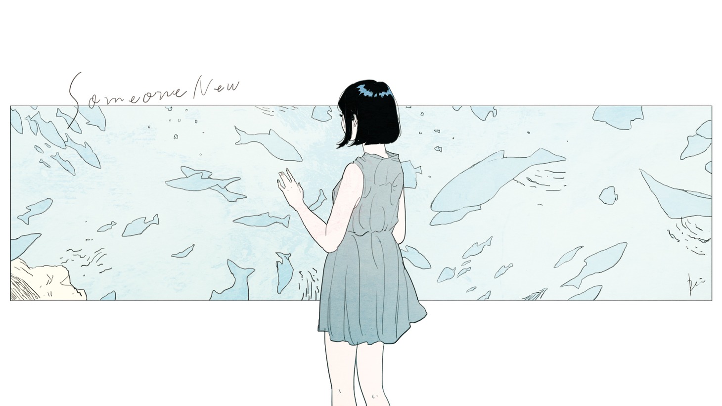 SHE'S「Someone New」イラストレビュー