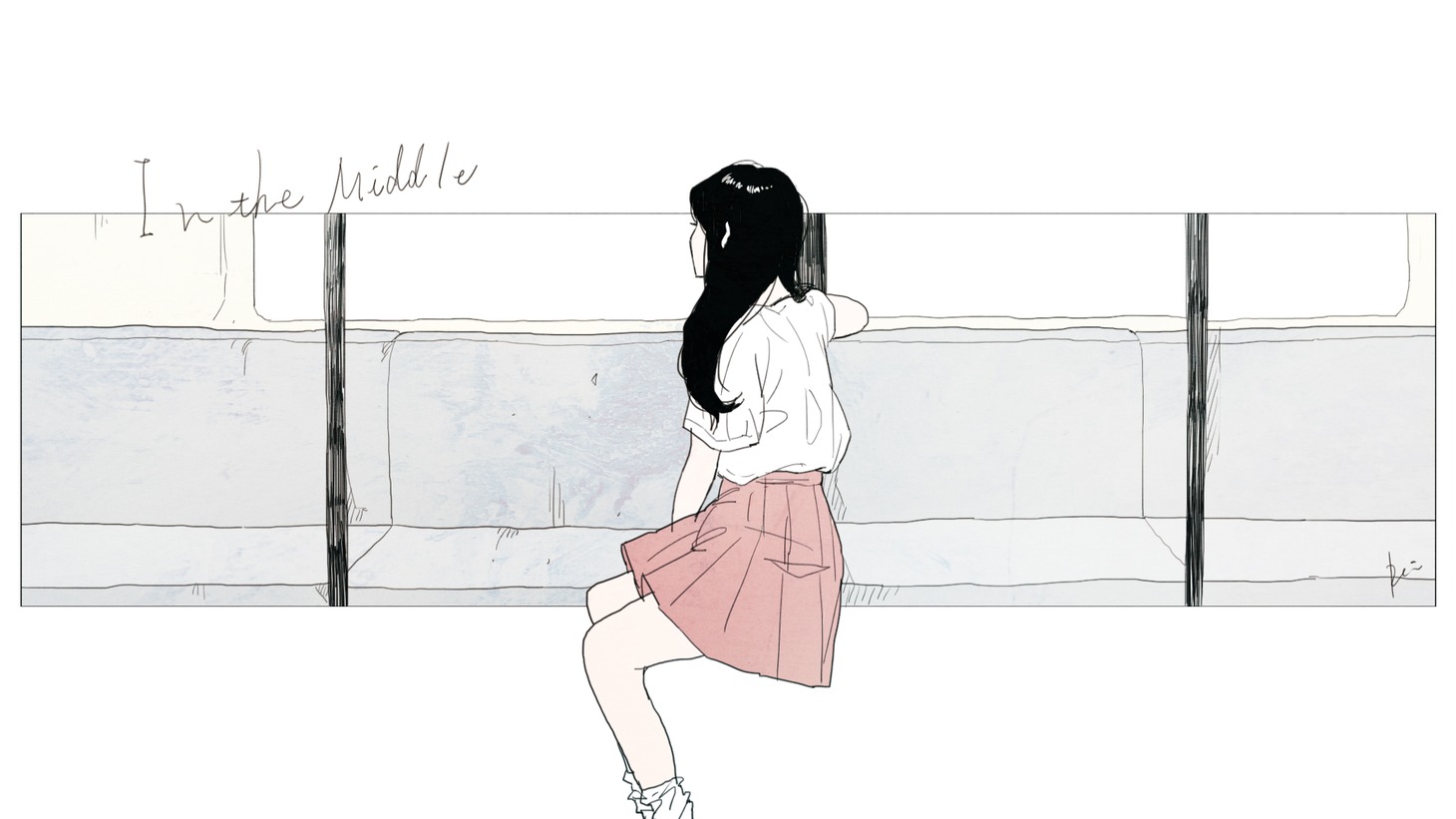 SHE'S「In the Middle」イラストレビュー