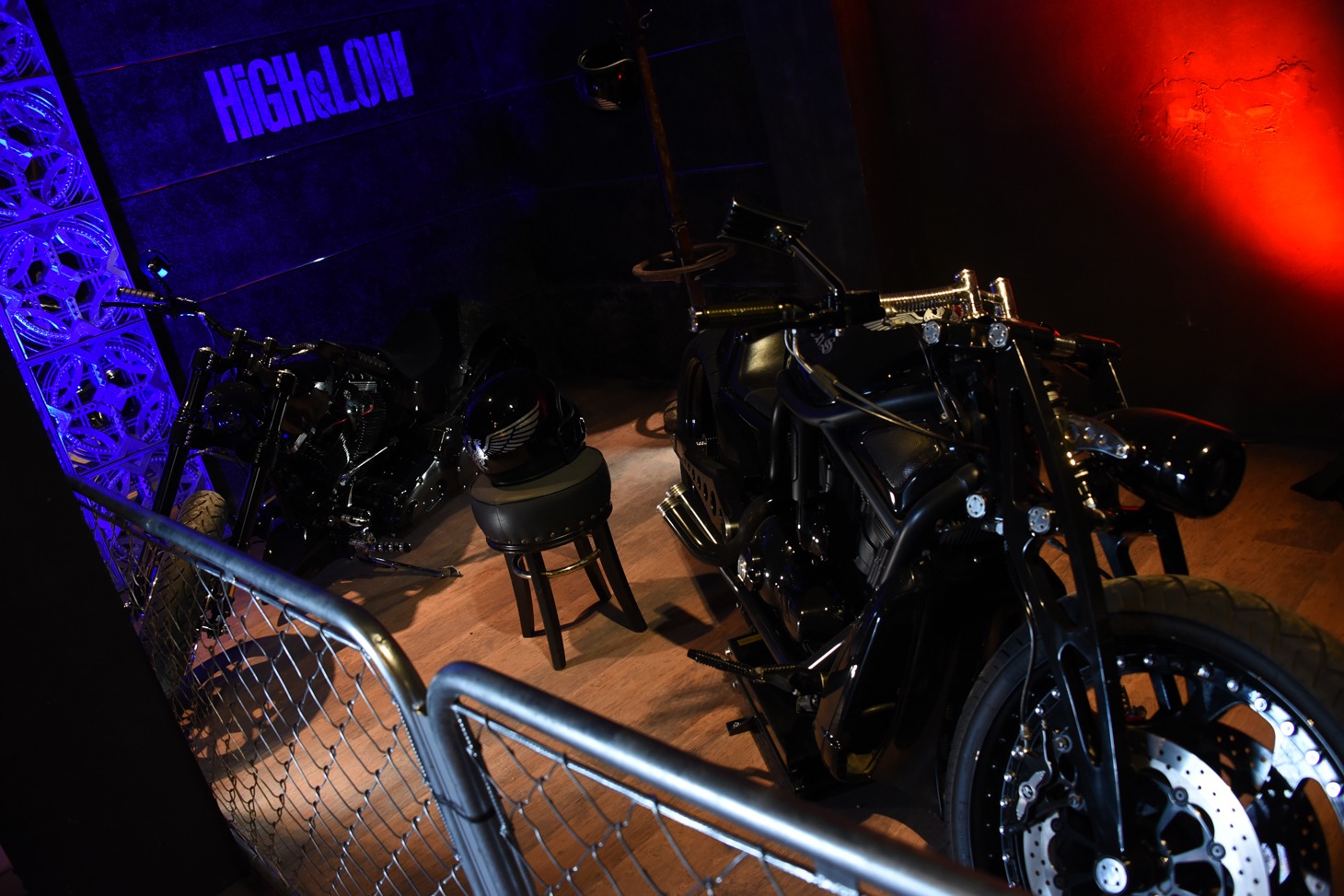 「HiGH&LOW THE MUSEUM」雨宮兄弟のバイク。