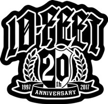 10-FEET 20周年記念ロゴ