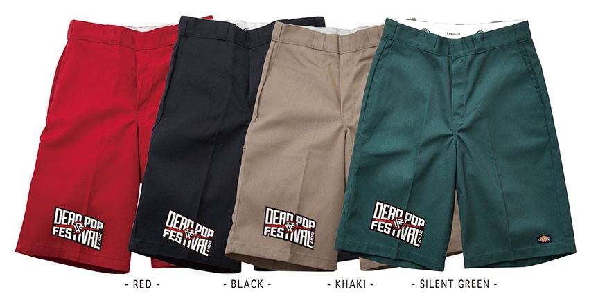 Dickies 42283ショートパンツの「DEAD POP FESTiVAL 2017」コラボモデル。