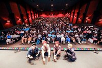 04 Limited Sazabys「2nd MOVIE『LIVE AT NIPPON BUDOKAN』」先行上映会の様子。（Photo by Viola Kam [V'z Twinkle]）