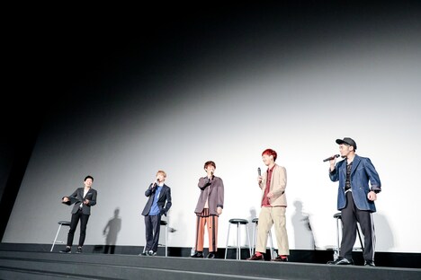 04 Limited Sazabys「2nd MOVIE『LIVE AT NIPPON BUDOKAN』」先行上映会の様子。（Photo by Viola Kam [V'z Twinkle]）