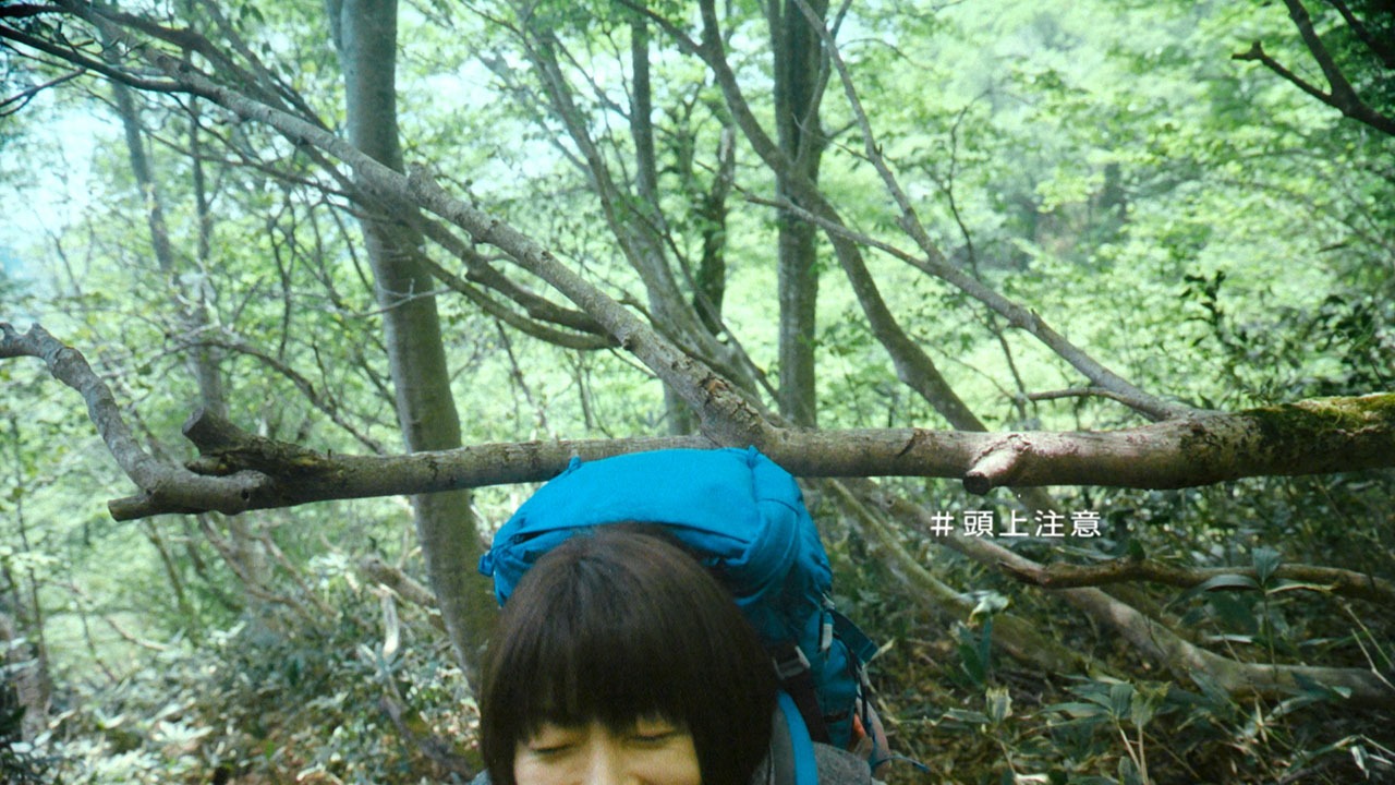 「サントリー天然水」新CM「水の山行ってきた 奥大山」編のワンシーン。