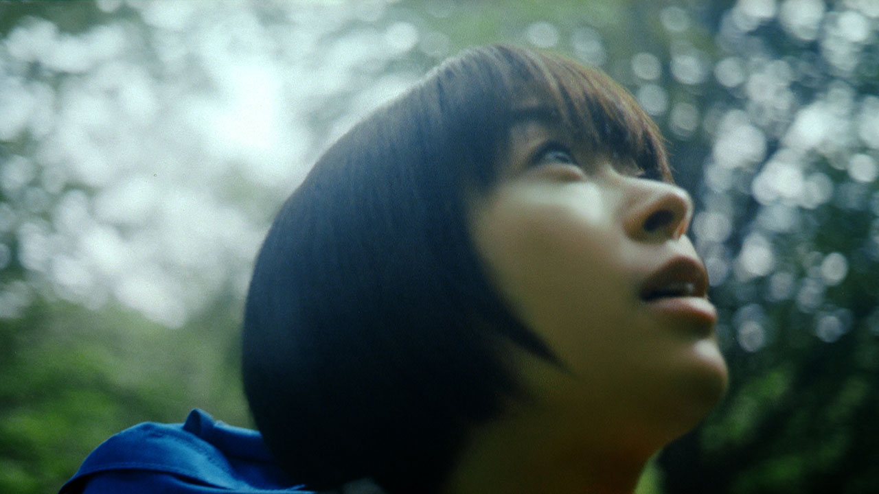 「サントリー天然水」新CM「水の山行ってきた 奥大山」編のワンシーン。