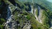 「サントリー天然水」新CM「水の山行ってきた 奥大山」編のワンシーン。