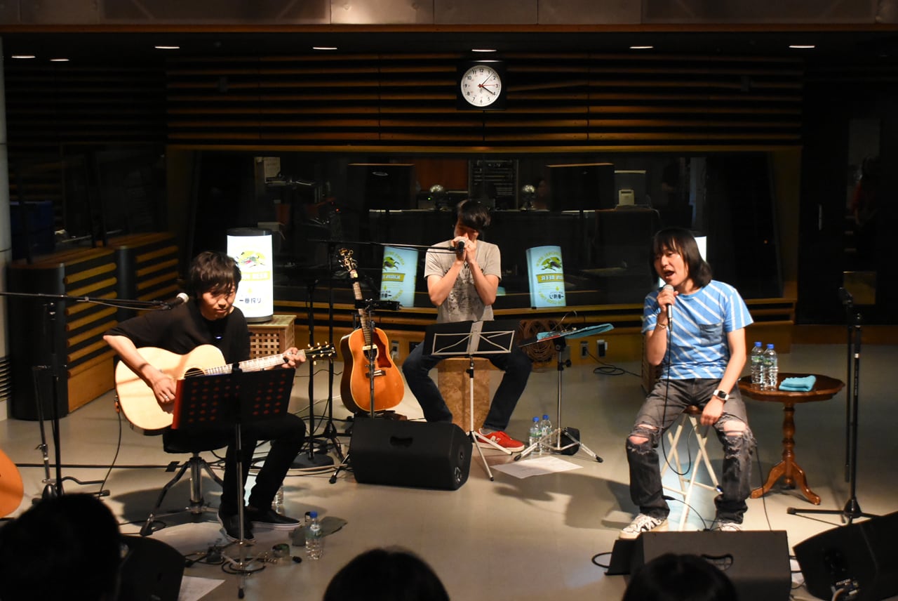 中村一義が出演した「KIRIN BEER "Good Luck" LIVE」の様子。（写真提供：TOKYO FM）