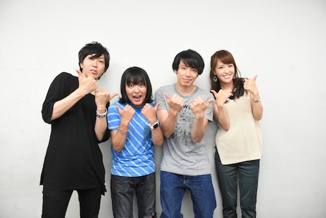 中村一義が出演した「KIRIN BEER "Good Luck" LIVE」の記念写真。（写真提供：TOKYO FM）