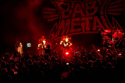 「BABYMETAL US TOUR 2017 SPECIAL HEADLINE SHOW IN LA」の様子。（Photo by Tsukasa Miyoshi ［Showcase］）