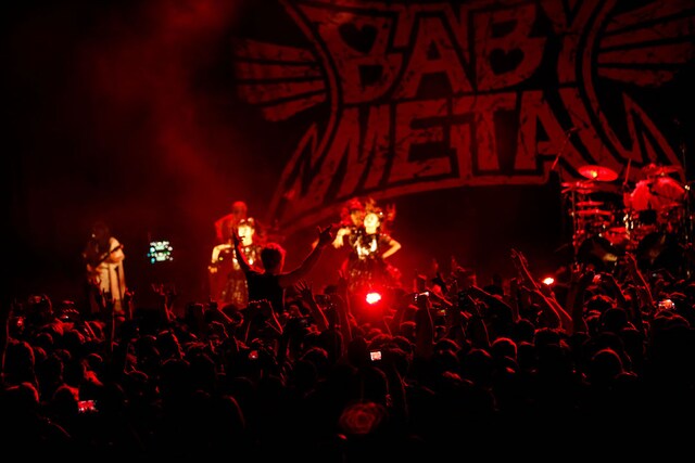 「BABYMETAL US TOUR 2017 SPECIAL HEADLINE SHOW IN LA」の様子。（Photo by Tsukasa Miyoshi ［Showcase］）