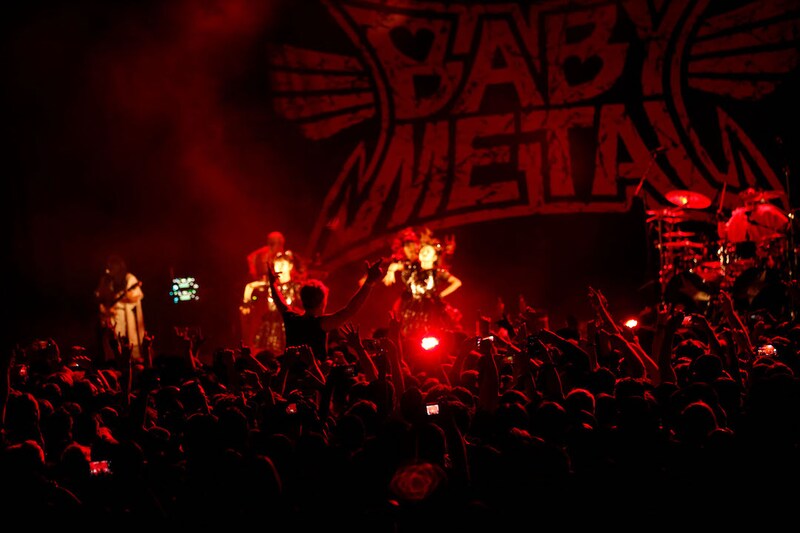 「BABYMETAL US TOUR 2017 SPECIAL HEADLINE SHOW IN LA」の様子。（Photo by Tsukasa Miyoshi ［Showcase］）