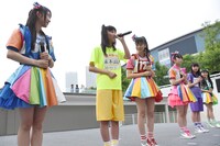 ときめき▽宣伝部「ときめき▽宣伝部 ～5th SEASON～ 大胆 震撼 烈火のごとく襲来ドーン！ツアー！リターンズ」東京・ららぽーと豊洲シーサイドデッキ メインステージ公演の様子。