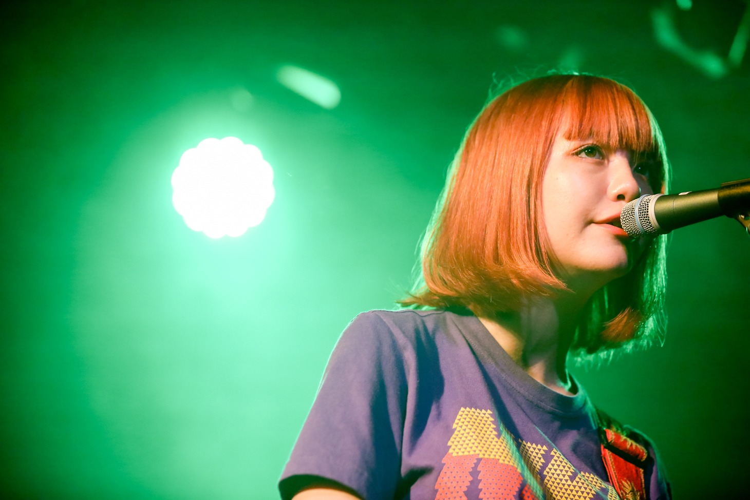 牛丸ありさ（Vo, G ）（Photo by Viola Kam［V'z Twinkle Photography］）