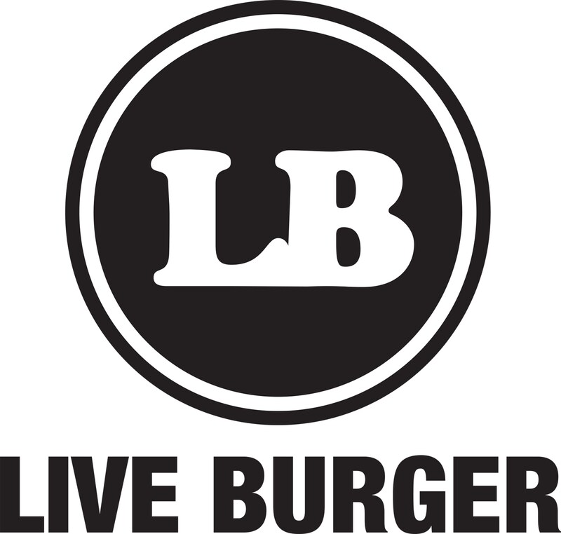 「LIVE BURGER」ロゴ